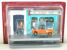 DIORAMA RENAULT 4 FOURGONNETTE