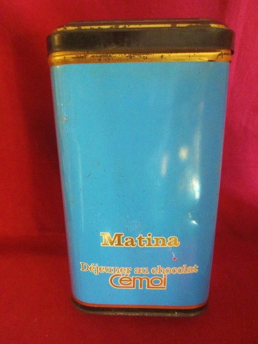 Ancienne boite sucre - ancienne, bleue