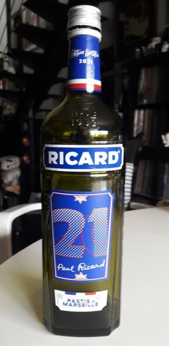 Bouteille litre ricard - bouteille,