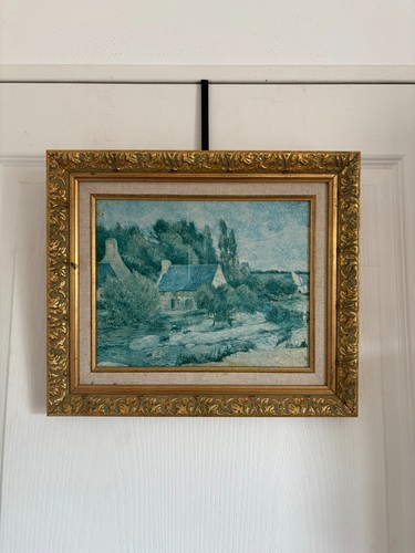 Ancien cadre doré moulé - ancien,