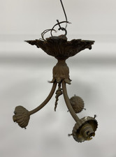 Quality French Heavy Bronze 3 Arm Chandelier H30cm W26cm