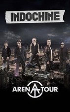 INDOCHINE ARENA TOUR - Affiche de tournée - Poster des concerts - Nicola Sirkis