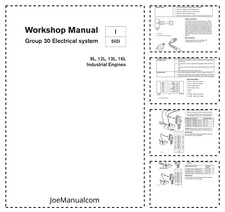 Volvo Penta 9L, 12L, 13L, 16L Industrial Engines Group 30 Electrial system Wo...