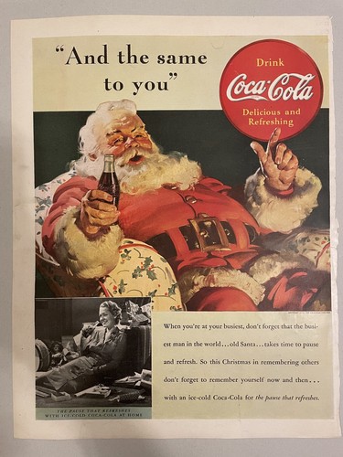 Coca cola vintage 1939 père - vintage,