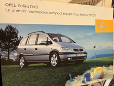 Brochure Opel Zafira DVD de 2002