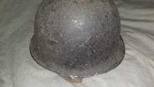 coque  casque militaire français  old french army helmet alter helm Indo Algerie
