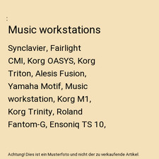 Music workstations