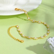 Bracelet chaîne de perles