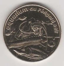 A 2006 TOKEN MEDAILLE MONNAIE DE PARIS -- 24 260 N°4 AQUARIUM PLONGEUR ESTURGEON
