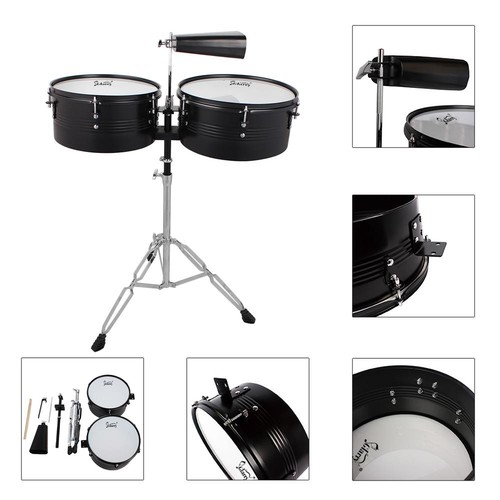 New black timbales - 14",