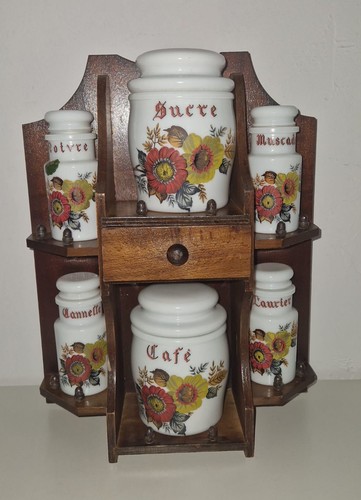 étagère épices vintage - Étagère,