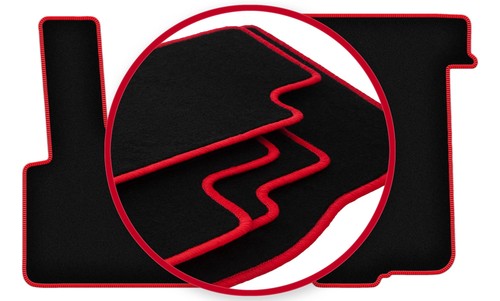 Tapis sol velours noir - velours,