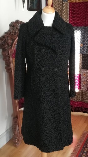 Manteau vintage noir taille - manteau,
