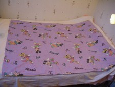 TISSU DISNEY CTI FRANCE MICKEY MINNIE FUN VINTAGE  PIECE OF MATERIAL
