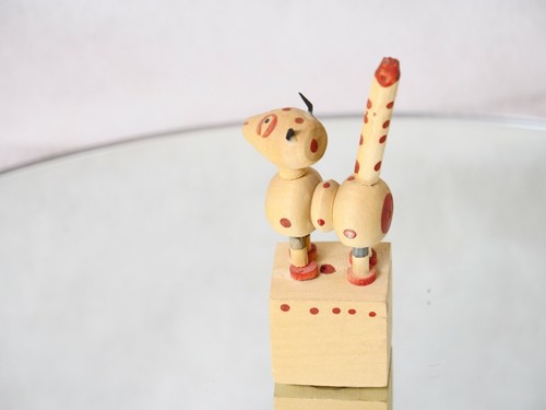 Wakouwa chien chat - chat, bois