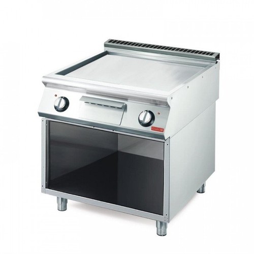 Plancha électrique chromée