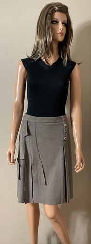 Jupe beige originale peau - , de