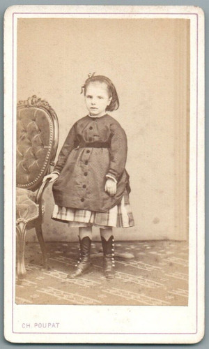 Cdv petite fille - cdv,