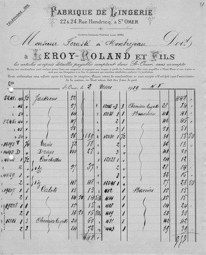 Saint omer lingere leroy - saint,