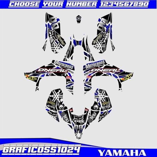 Kit graphique pour yamaha yfz - kit,