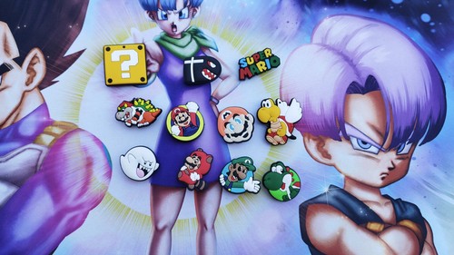 Badge pour crocs super mario - super,