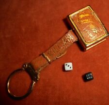 KILLIAN Suitcase Keychain + 2 Glass Playing Dice - PARIS ROMA NEW YORK MILANO 