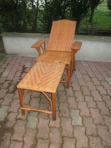 Fauteuil relax rotin bambou - relax,