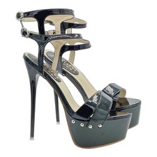 Sandales sexy cubista talon - À,