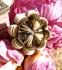 ANTIQUE VINTAGE FLOWER FANCY BROOCH