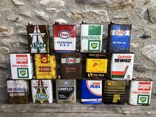 Lot ancien bidon d’huile -no