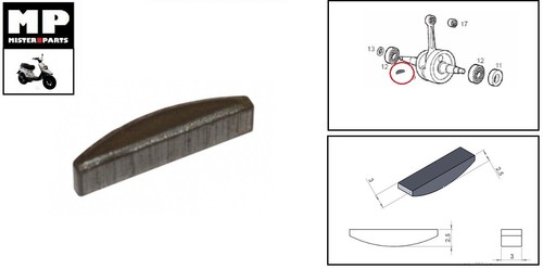 Clavette vilebrequin - de,