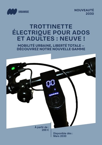 Trottinette electrique pliable - trottinette,