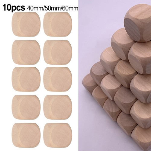 Cubes bois inachevés pour - en,