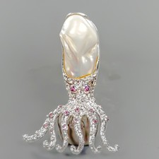 Bijoux beaux-arts broche perle