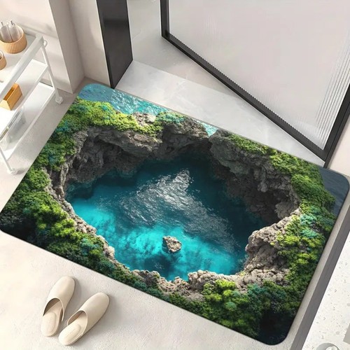 Tapis porte visuel 3d - porte,