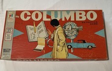 Milton Bradley 1973: COLUMBO - TV Show Detective Board Game! 100% Complete!