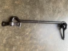 Ancien crochet 38 cm fer forgé pour porte volet grille, serrure penture
