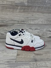 Nike Cross Trainer Low Athletic White Red Shoes CQ9182 101 Men's Size 7 Sneakers