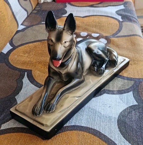 Jolie statue chien - statue, d'un