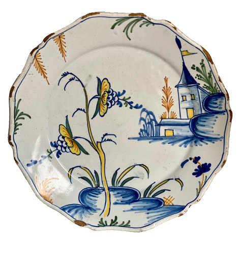 Assiette faïence la - faïence, de