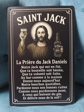 Plaque métal la Prière du