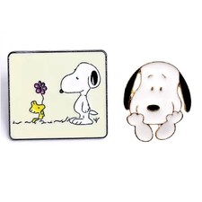 Lot de 2 Pin's Pins Snoopy Peanuts (Réf 2)