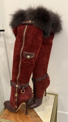 Dsquared2 suede and leather - suede,