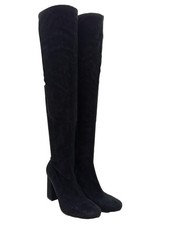 ZARA BASIC Cuissarde Dames Botte haute T EU 41 noir style décontracté