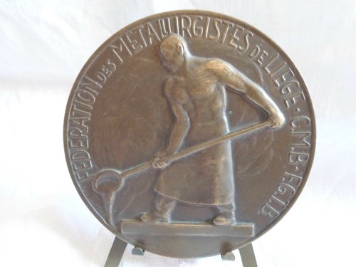 Medaille belge art deco par - medaille,