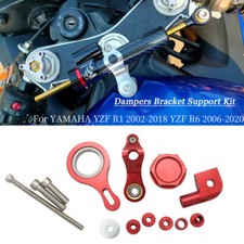 Steering Dampers Stabilizer Mount Bracket Support Kit For YAMAHA YZF R1 YZF R6