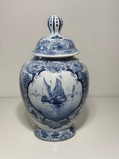 Vase couvert Delft céramique