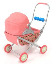 Mini figurine poussette (rose)