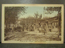 cpa 06 vence pergola place du grand garden 