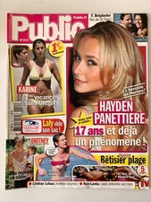 PUBLIC du 28/07/2007; Hayden Panettiere/ Lindsay Lohan/ Daniel Radcliffe/ Ferri